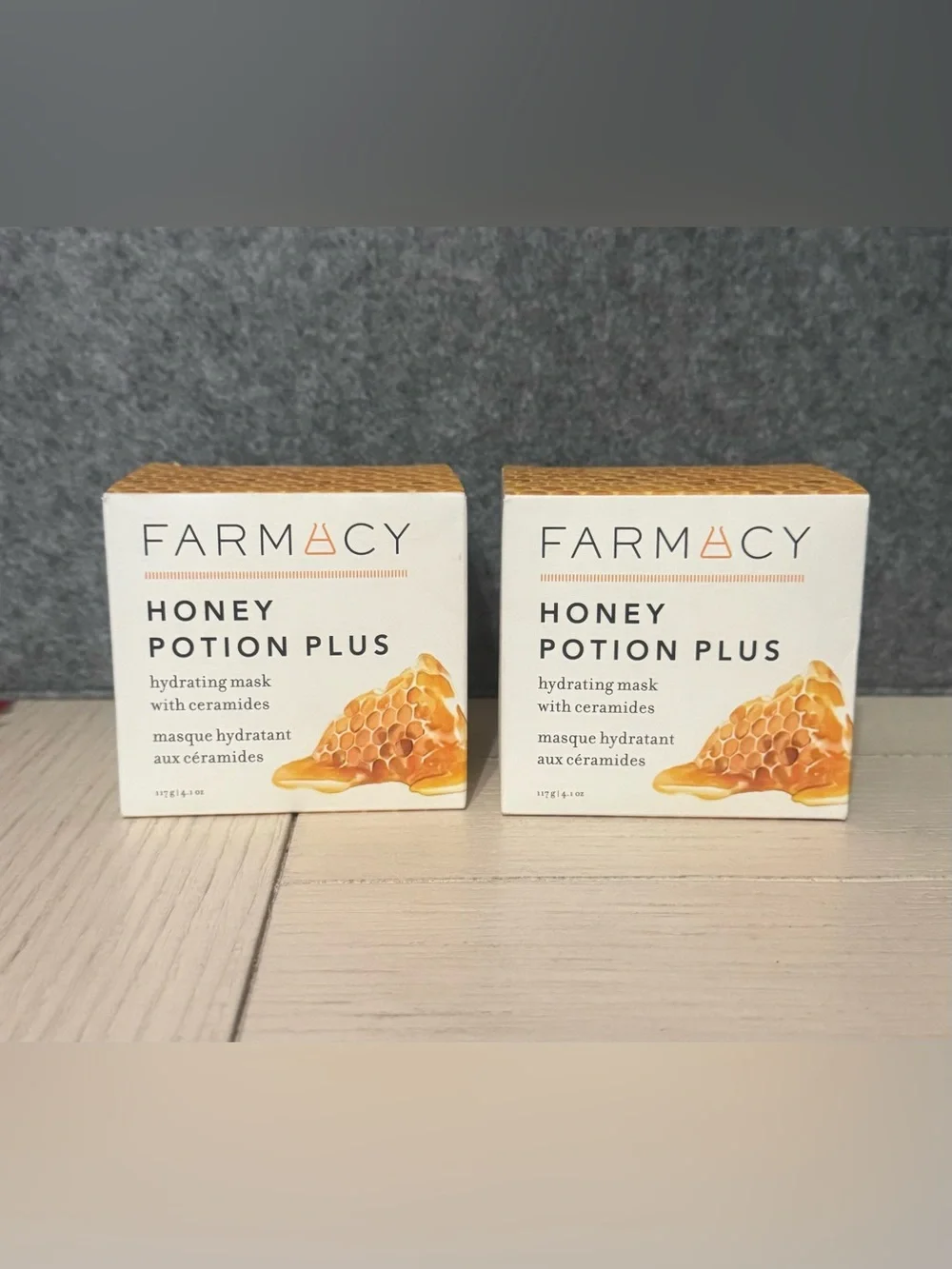 (2x) Farmacy Honey Potion Plus Hydrating Mask w/Ceramides~Full Size 4.1oz~ NIB
